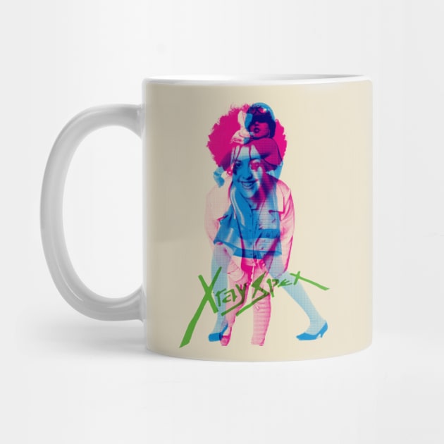 X Ray Spex Poly styrene by HAPPY TRIP PRESS